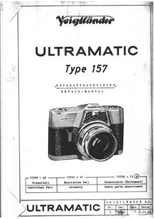 Voigtlander Ultramatic manual. Camera Instructions.